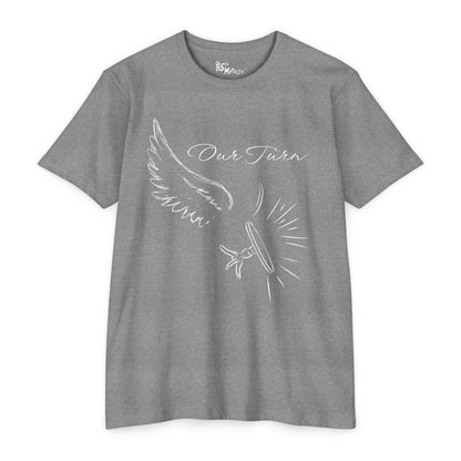 Our Turn T-shirt | Women's Empowerment | Domestic Violence Awareness - White