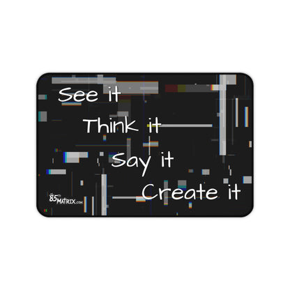 Manifestation Desk Mat | Motivational Office Mousepad