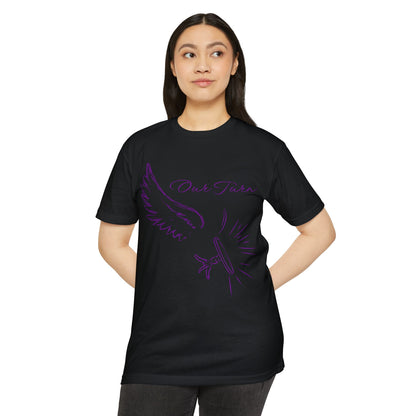 Our Turn T-shirt | Women's Empowerment | Domestic Violence Awareness - Purple