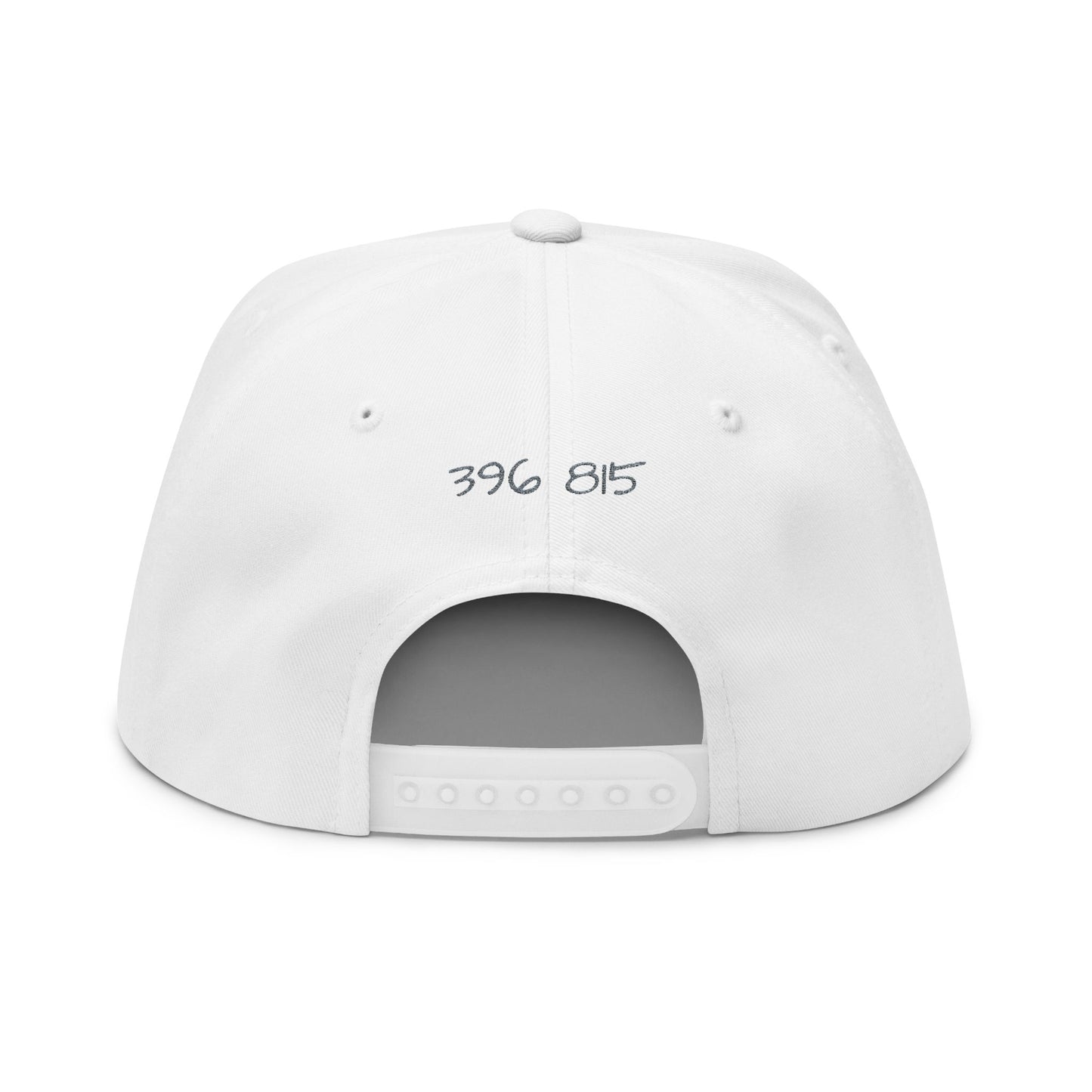 Love Glitch Flat Bill Hat - Pink Embroidery