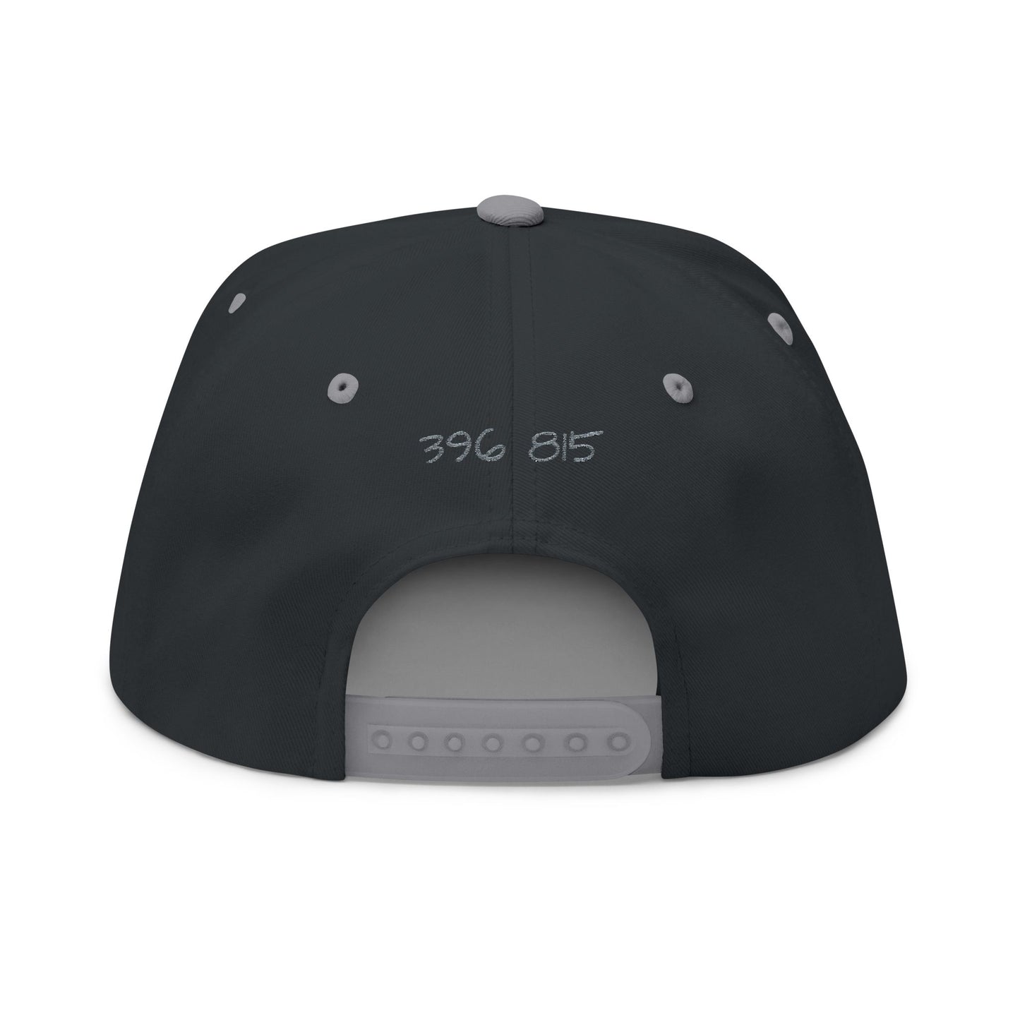 Love Glitch Flat Bill Hat - Pink Embroidery