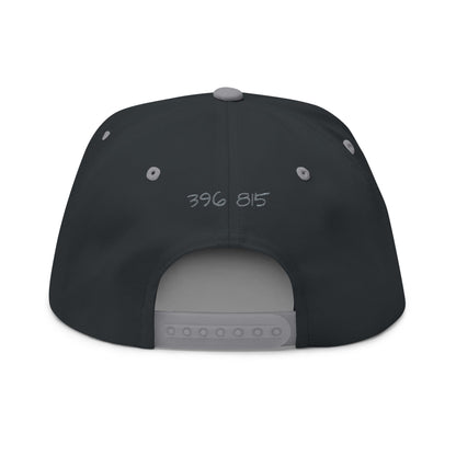 Love Glitch Flat Bill Hat - Pink Embroidery