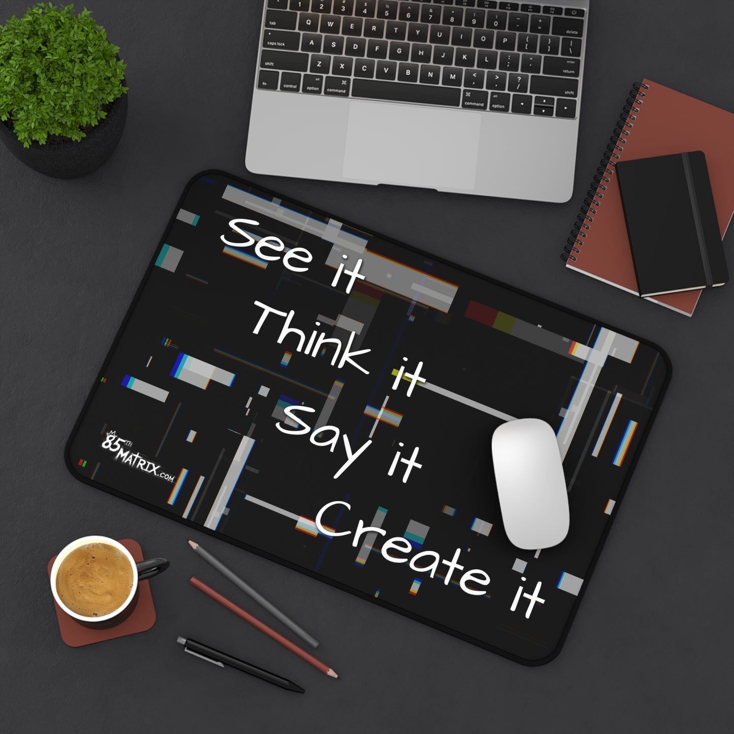 Manifestation Desk Mat | Motivational Office Mousepad
