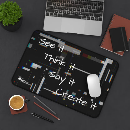 Manifestation Desk Mat | Motivational Office Mousepad