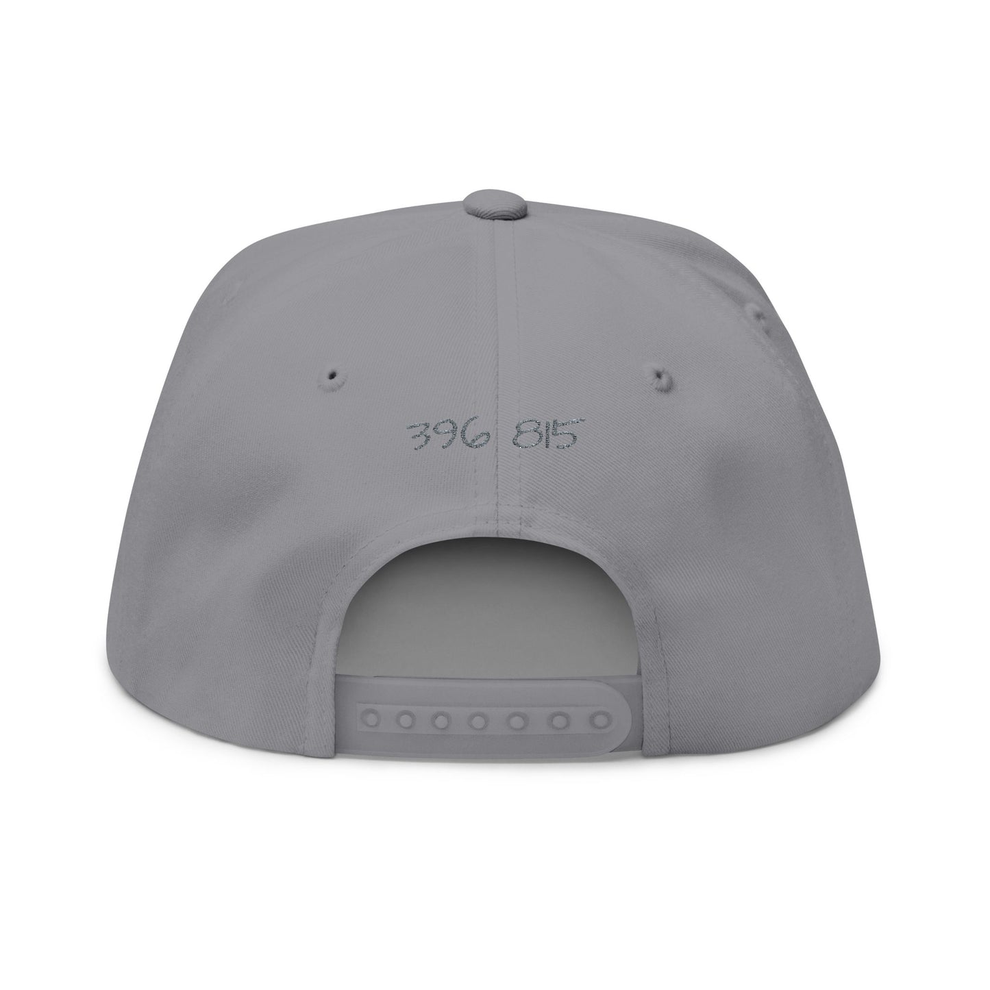 Love Glitch Flat Bill Hat - Pink Embroidery