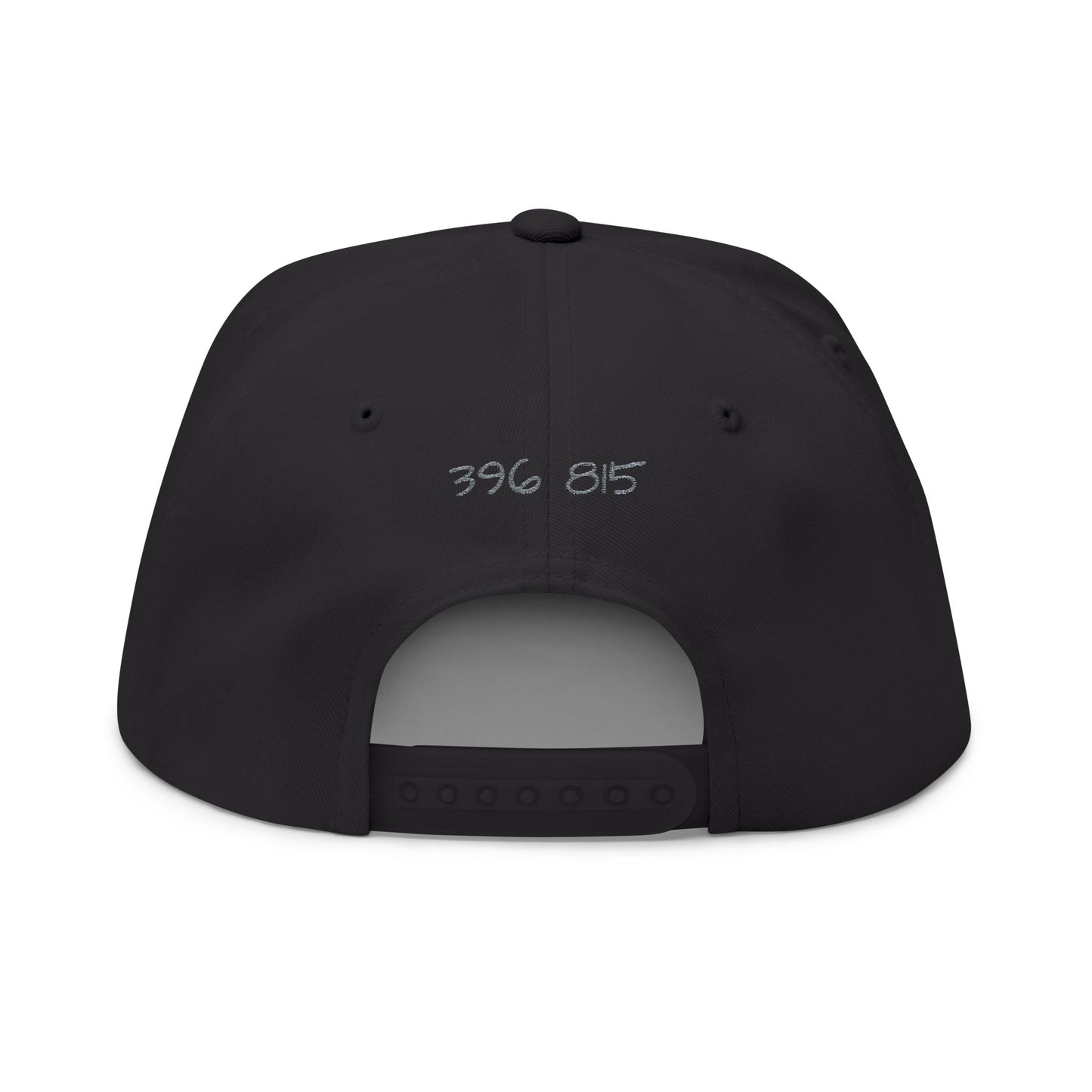 Love Glitch Flat Bill Hat - Pink Embroidery