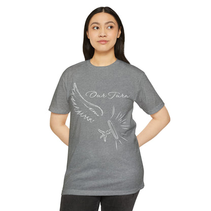 Our Turn T-shirt | Women's Empowerment | Domestic Violence Awareness - White